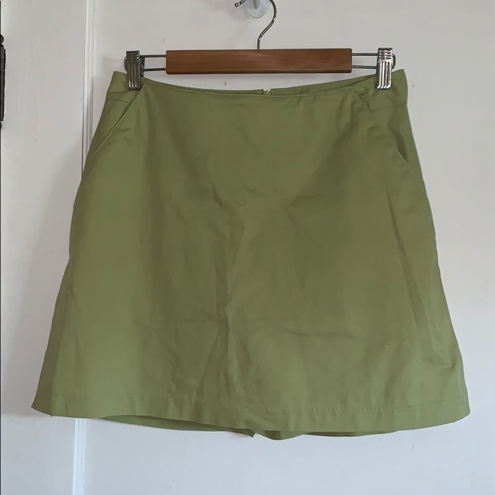 Green skort
